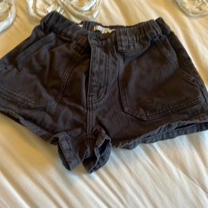PacSun black jean shorts in women’s XS